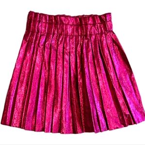 LOLA AND THE BOYS Pink Foil skirt